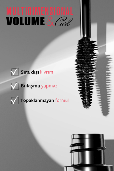 Pastel Multidimensional Volume&Curl Mascara - Maskara 12 ml