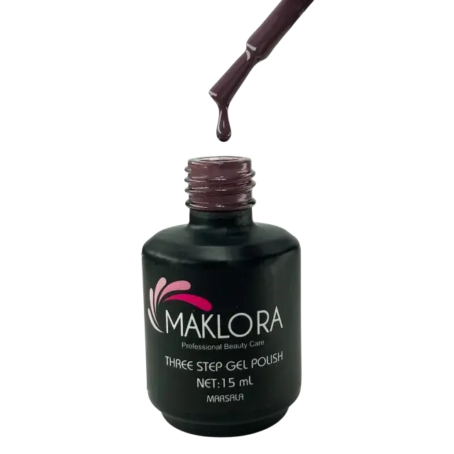 Maklora Three Step Kalıcı Oje Marsala No: 166 15 Ml