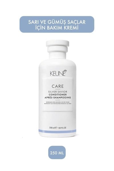 Keune Care Sılver Savıor Condıtıoner 250 ml Sarı, Gümüş, Beyaz Saçlar Için Mor Saç Kremi
