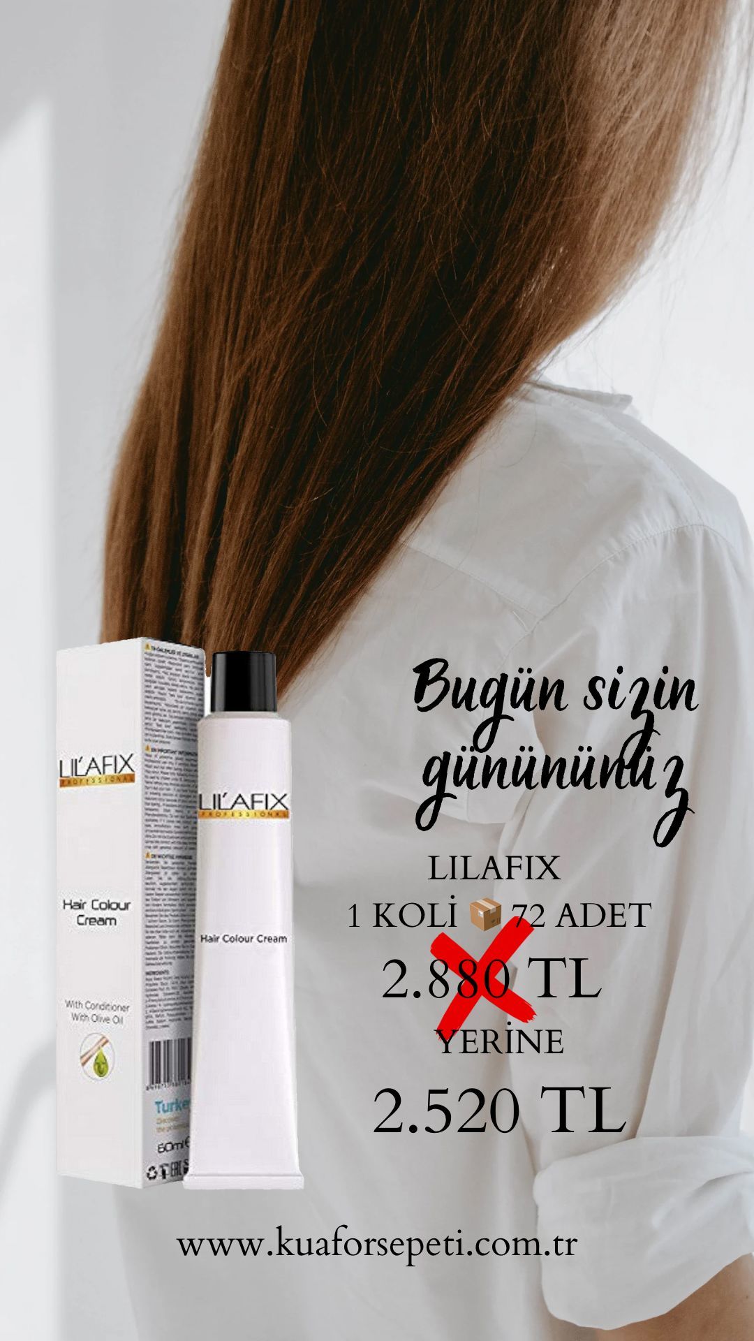 Lilafix Tüp Saç Boyası 60 ml - 72 Adet (1koli)