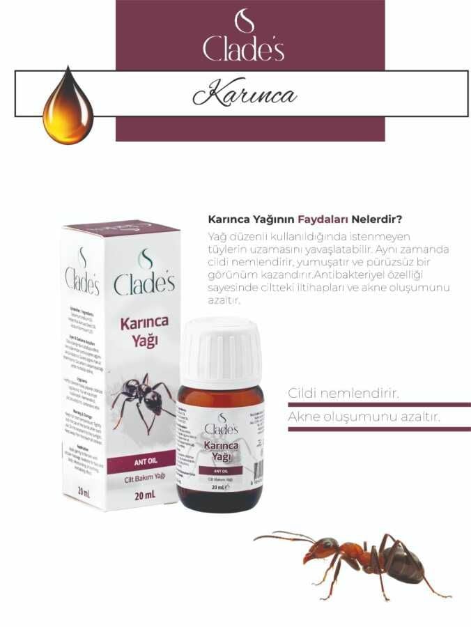 Clades Karınca Yağı 20 Ml