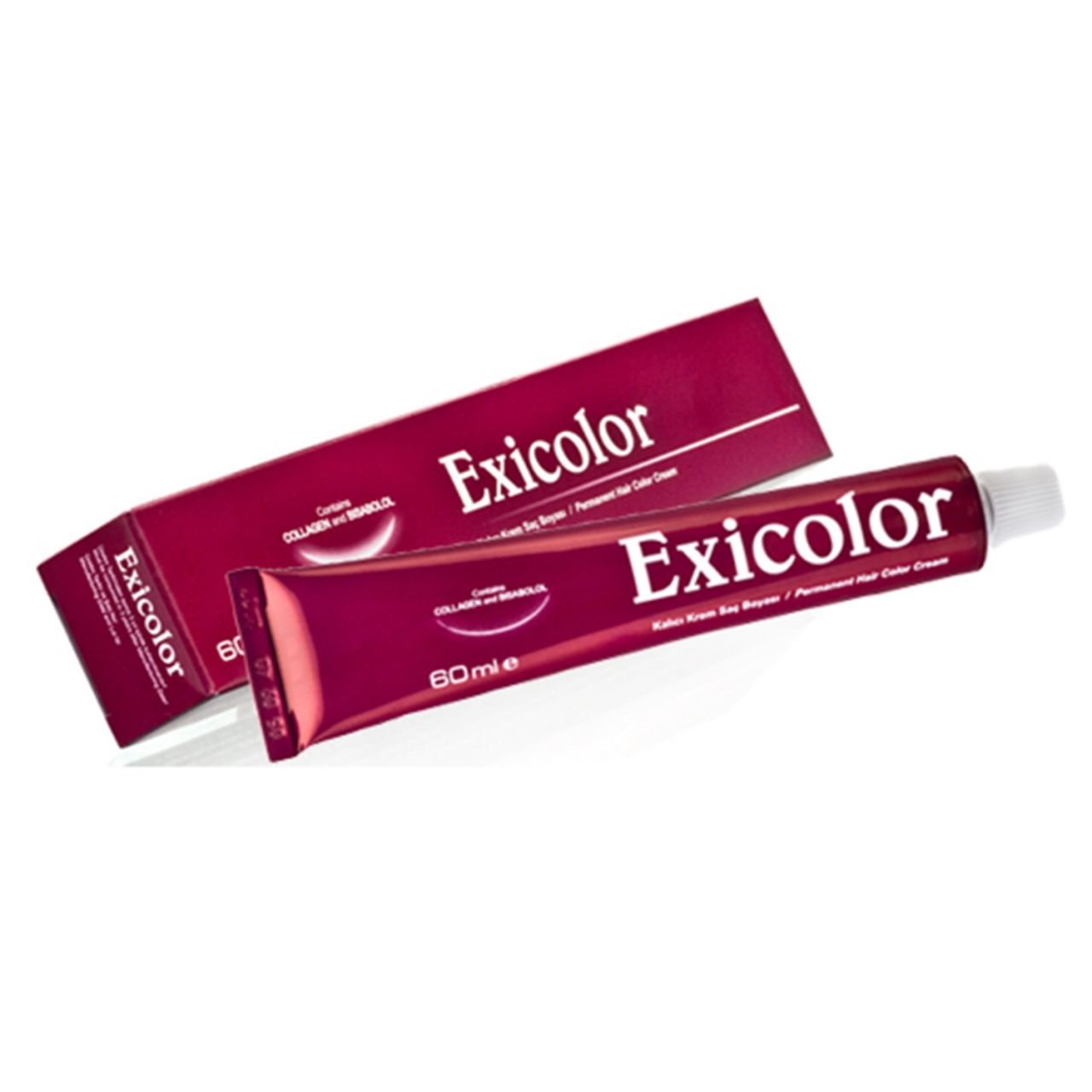 Exicolor Tüp Saç Boyası 60 ml. Exitenn (Exicolor) Tüp Saç Boyası 4.75 Kahve Kahve Akaju