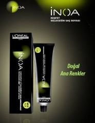 Loreal İnoa Amonyaksız Saç Boyası 60 ml Loreal İnoa Saç Boyası 7.24 (Kumral İrize Bakır)