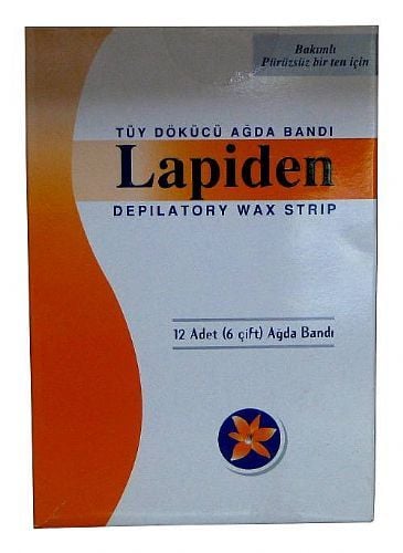 Lapiden Ağda Bandı Vücut İçin 12 Adet (6 Çift)