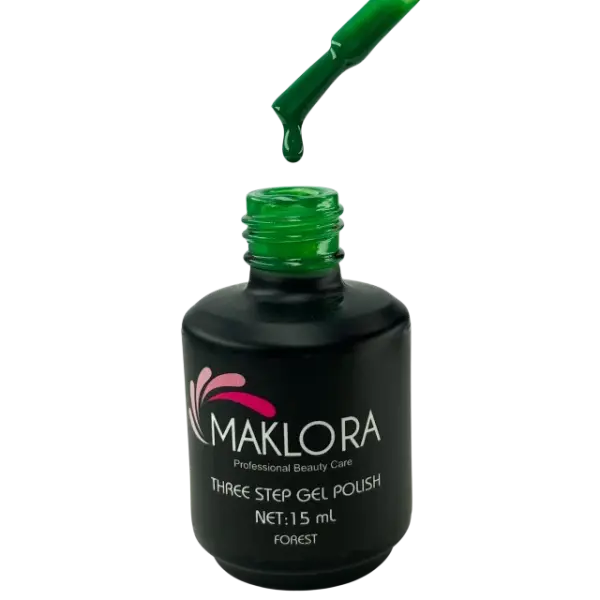 Maklora Three Step Kalıcı Oje Forest No: 348 15 Ml,