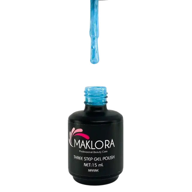 Maklora Three Step Kalıcı Oje Marine No: 368 15 Ml,