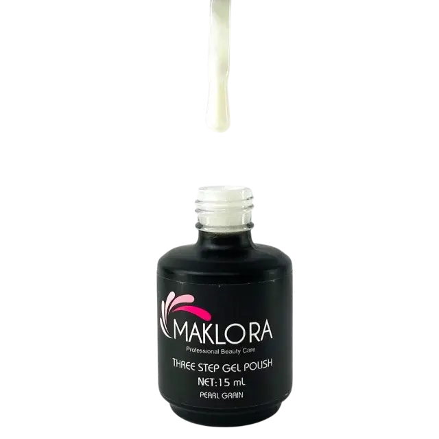 Maklora Three Step Kalıcı Oje Pearl Grain No: 350 15 Ml,