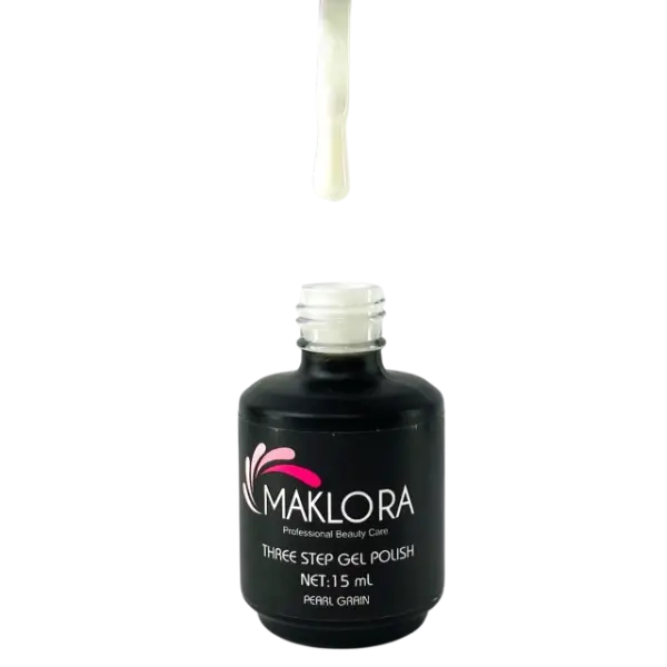 Maklora Three Step Kalıcı Oje Pearl Grain No: 350 15 Ml,