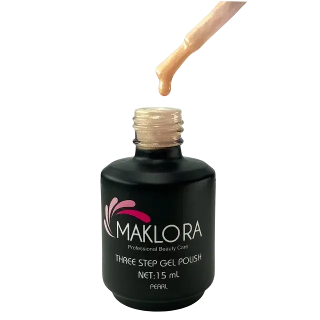 Maklora Three Step Kalıcı Oje Pearl No: 340 15 Ml