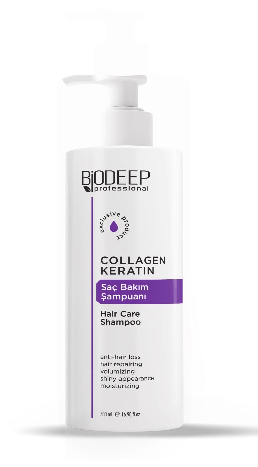 BİODEEP COLLAGEN&KERATİN SAÇ BAKIM ŞAMPUANI 500 ML